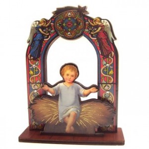Bild Jesuskind aus Holz 11cm
