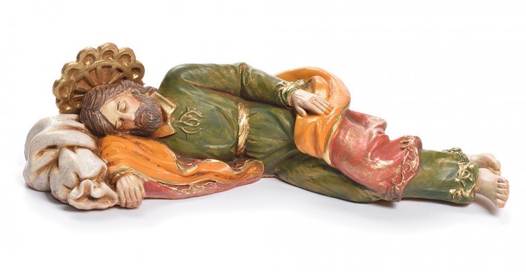 Der schlafende heilige Josef: Schutzpatron von Franziskus