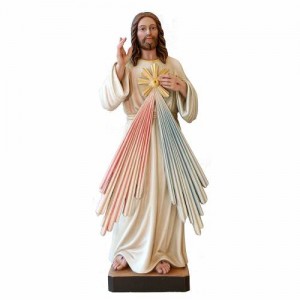 gesù misericordioso in legno val gardena