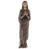 bronzestatue jungfrau maria