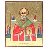 russische ikone heiliger nikolaus