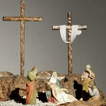 Kreuzabnahme Jesu, für 9 cm Krippe
