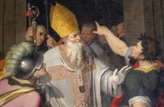Der heilige Ambrosius, der Schutzpatron von Mailand