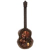 Komplettkrippe in Gitarrenform, Terrakotta-Figuren, 6 cm Krippe, neapolitanischer Stil, 125x50x20 cm