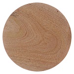 Runder Kerzenteller aus Holz, 10 cm 150x150