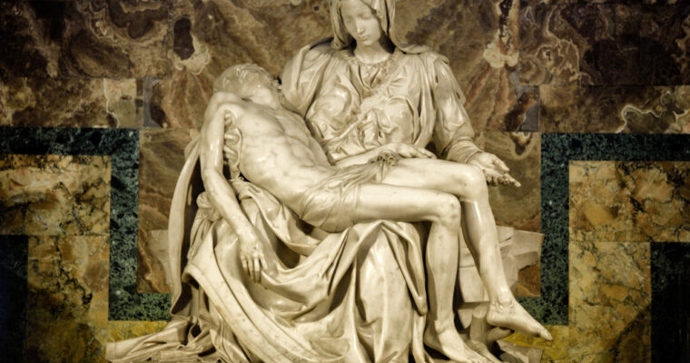 Die Pieta von Michelangelo Buonarroti: Geschichte und Beschreibung eines der schÃ¶nsten Kunstwerke der Welt