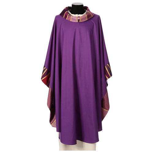 Kasel Geometrie Patchwork aus Rayon, Atelier Sirio