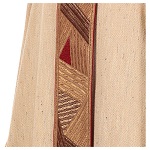 Kasel Luz mit geometrischem Streifen in Gold-Bronze – Atelier Sirio