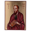 Handgemalte Ikone Heiliger Paul